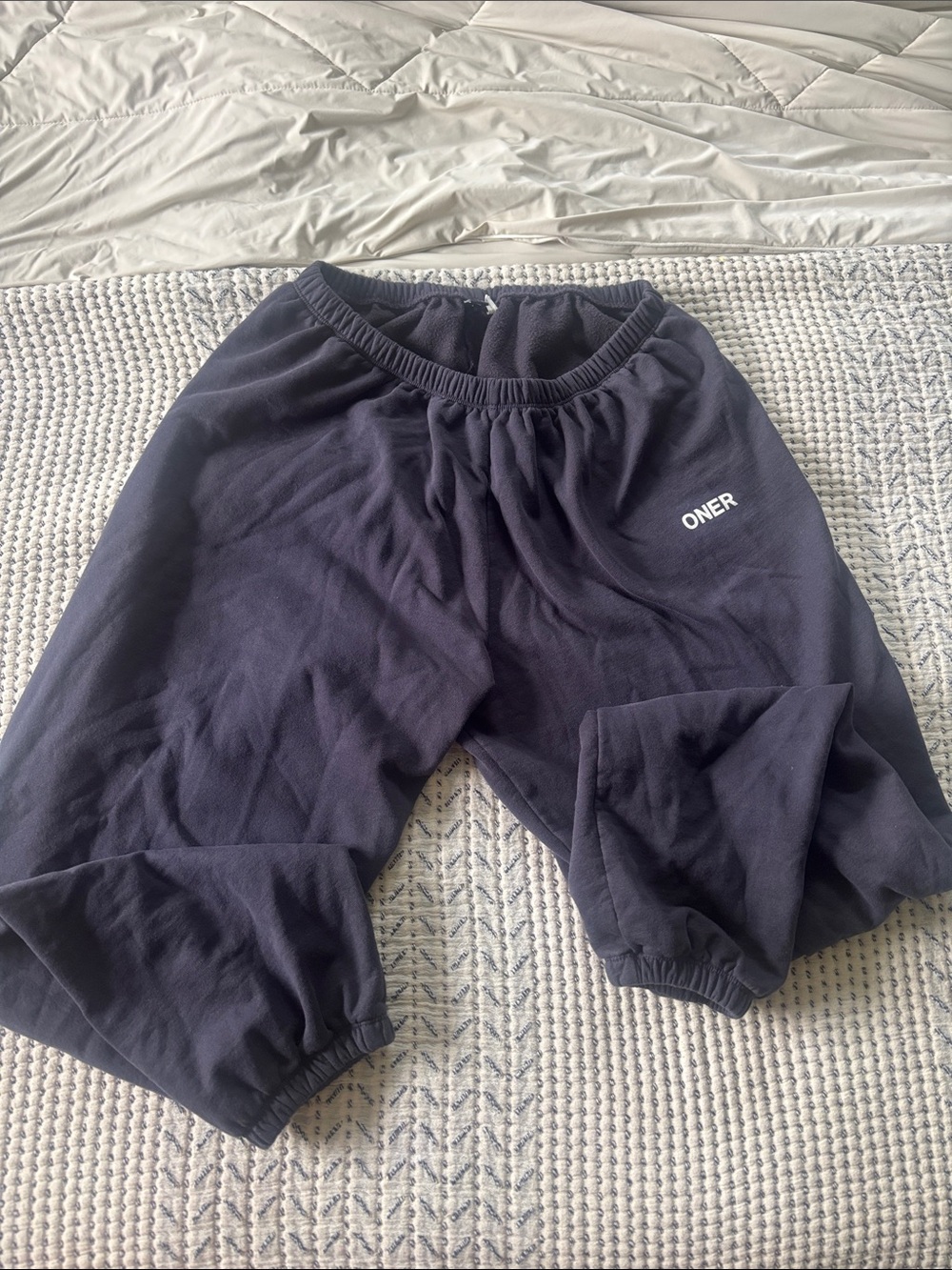 Oner Active Oversized Navy Blue Jogger Sweatpants size Large